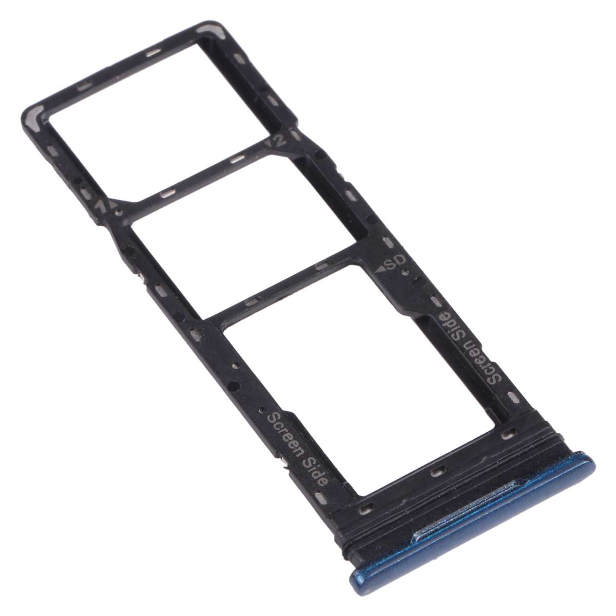 For infinix Smart 5 X657 X657C SIM Card Tray + SIM Card Tray + Micro SD Card Tray (Black)