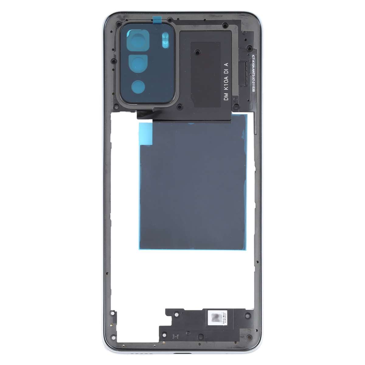 Middle Frame Bezel Plate for Xiaomi Redmi Note 10 Pro 5G (Blue)