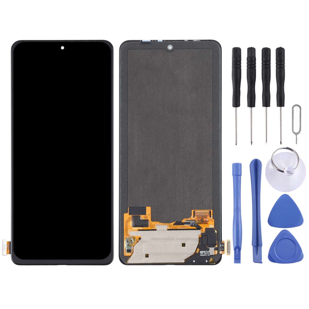 Super AMOLED Original LCD Screen and Digitizer Full Assembly for Xiaomi Black Shark 4 / Black Shark