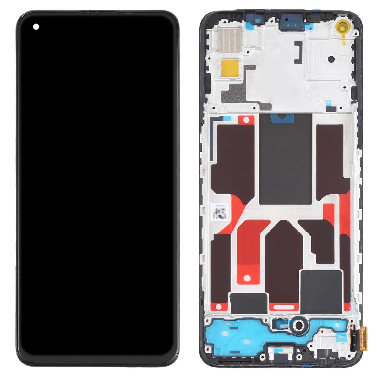 Original LCD Screen and Digitizer Full Assembly With Frame for OPPO K9 PEXM00