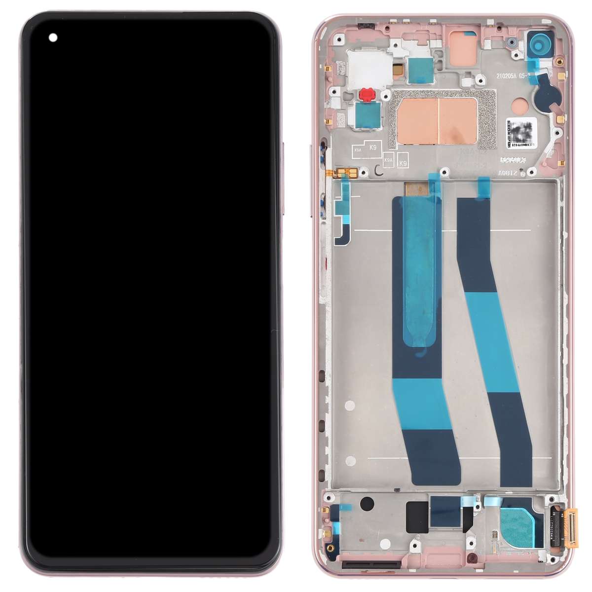 Original LCD Screen for Xiaomi Mi 11 Lite 4G/11 Lite 5G NE M2101K9AG M2101K9AI Digitizer Full Assemb