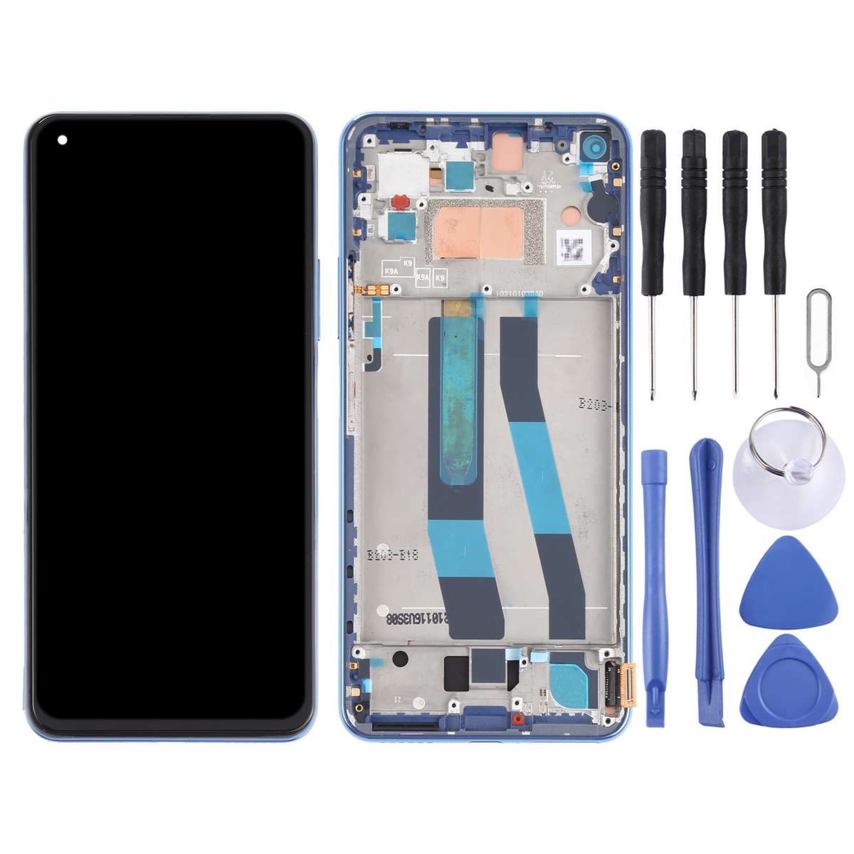 Original LCD Screen for Xiaomi Mi 11 Lite 4G/11 Lite 5G NE M2101K9AG M2101K9AI Digitizer Full Assemb