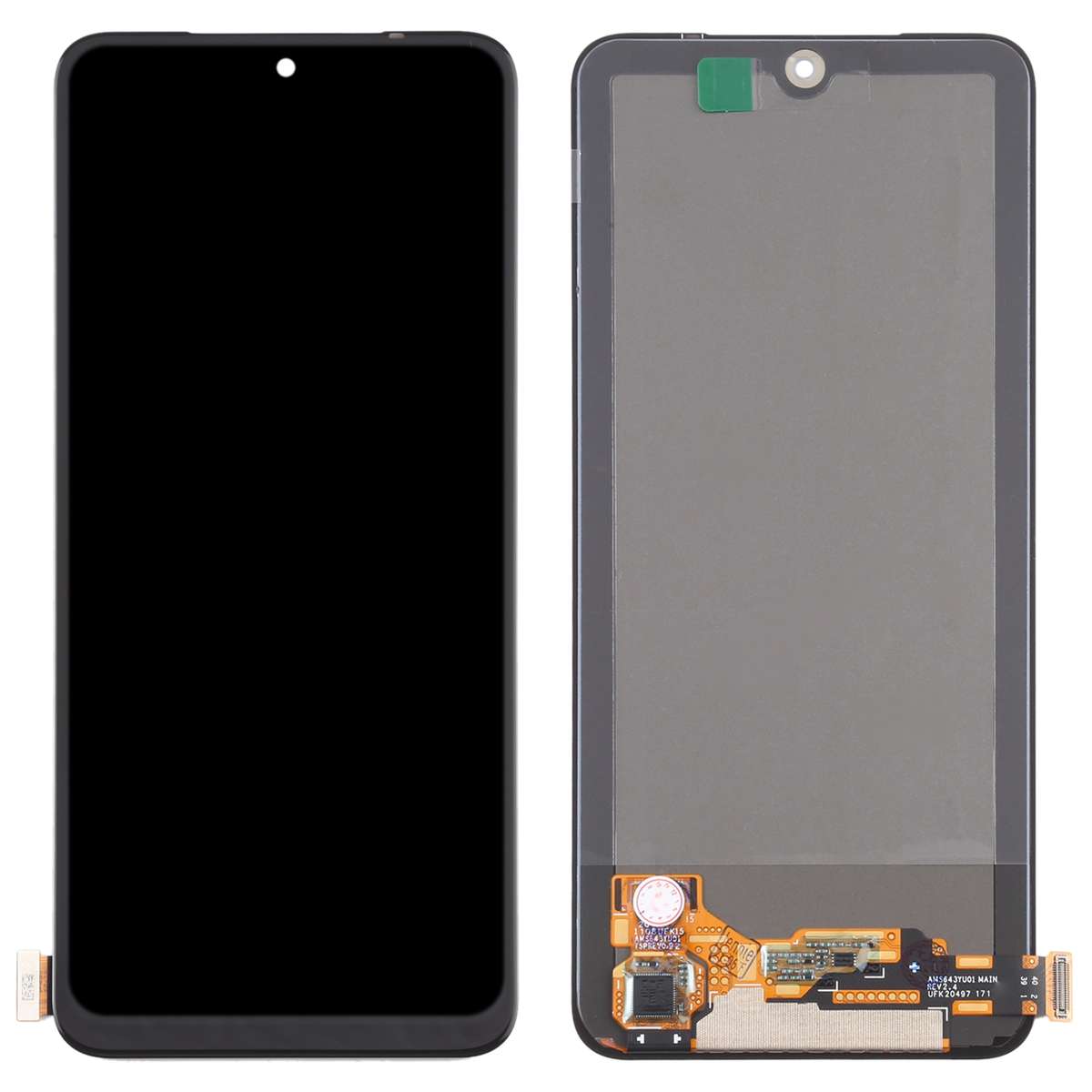 OLED Material LCD Screen and Digitizer Full Assembly for Xiaomi Redmi Note 10 4G / Redmi Note 10S