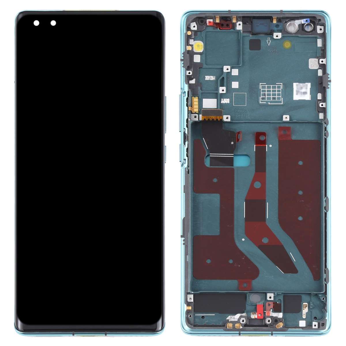 Original OLED LCD Screen for Huawei Nova 8 Pro 5G Digitizer Full Assembly With Frame(Black)