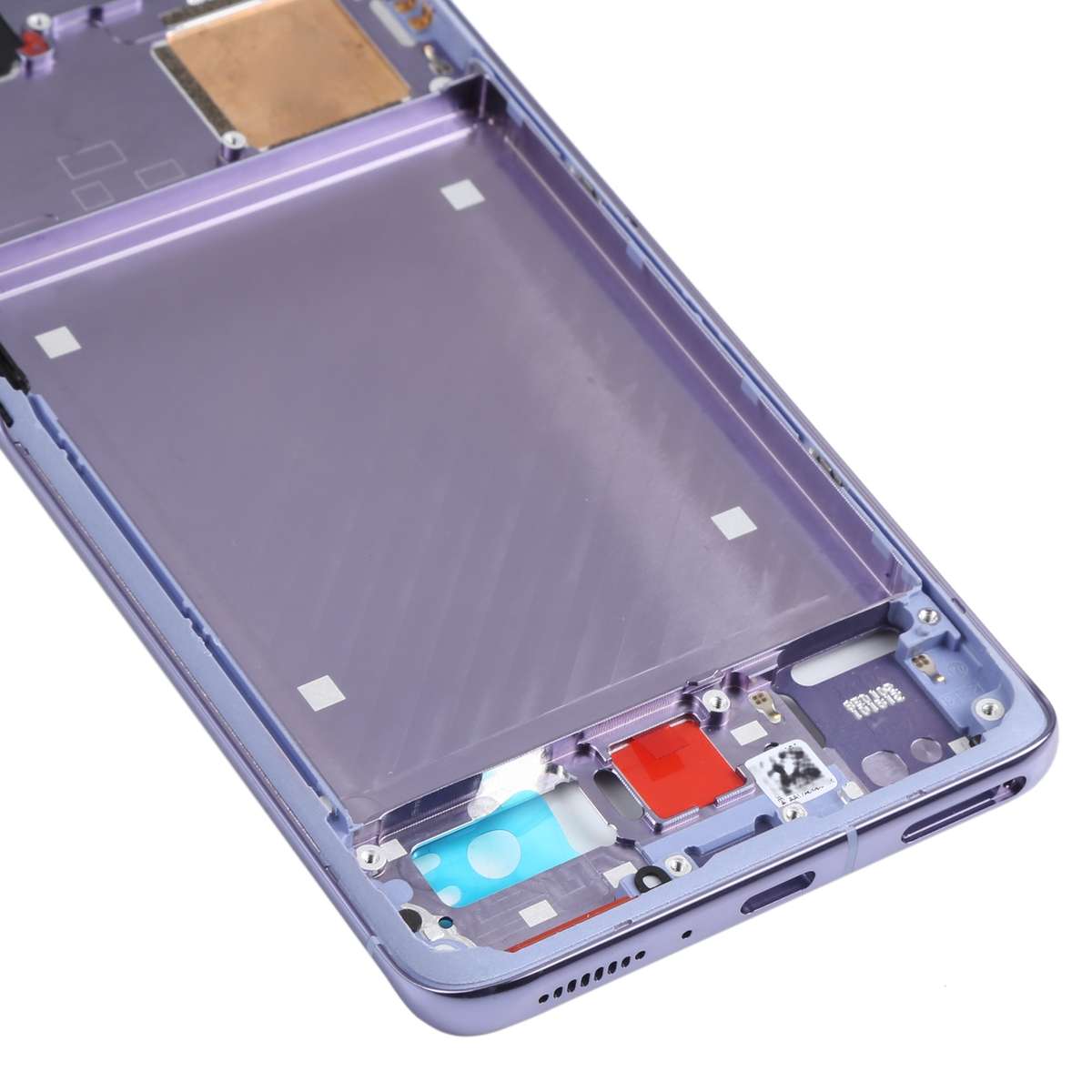 Original Front Housing LCD Frame Bezel Plate for Xiaomi Mi 11 Pro M2102K1AC (Black)