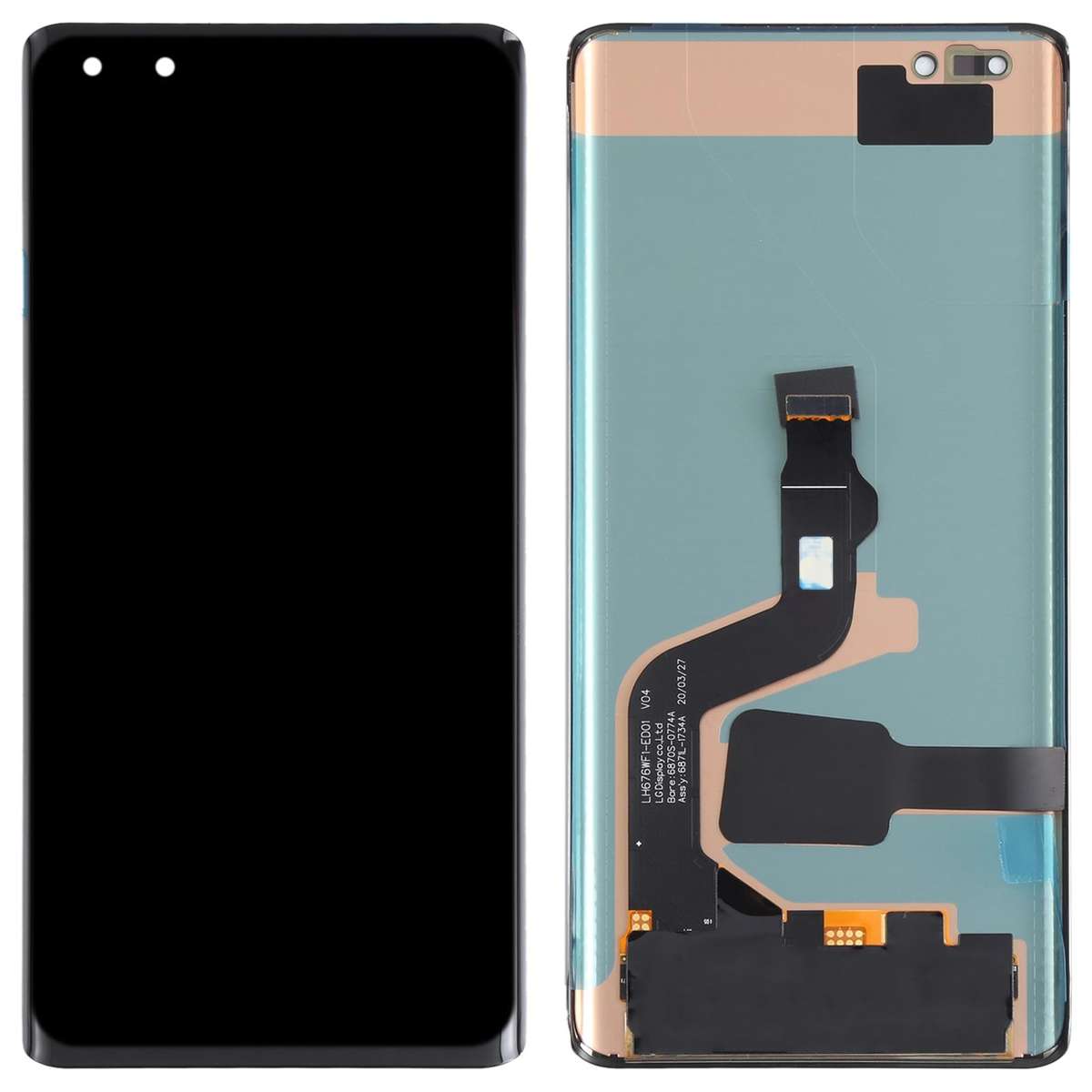 Original OLED LCD Screen for Huawei Mate 40 Pro+ with Digitizer Full Assembly
