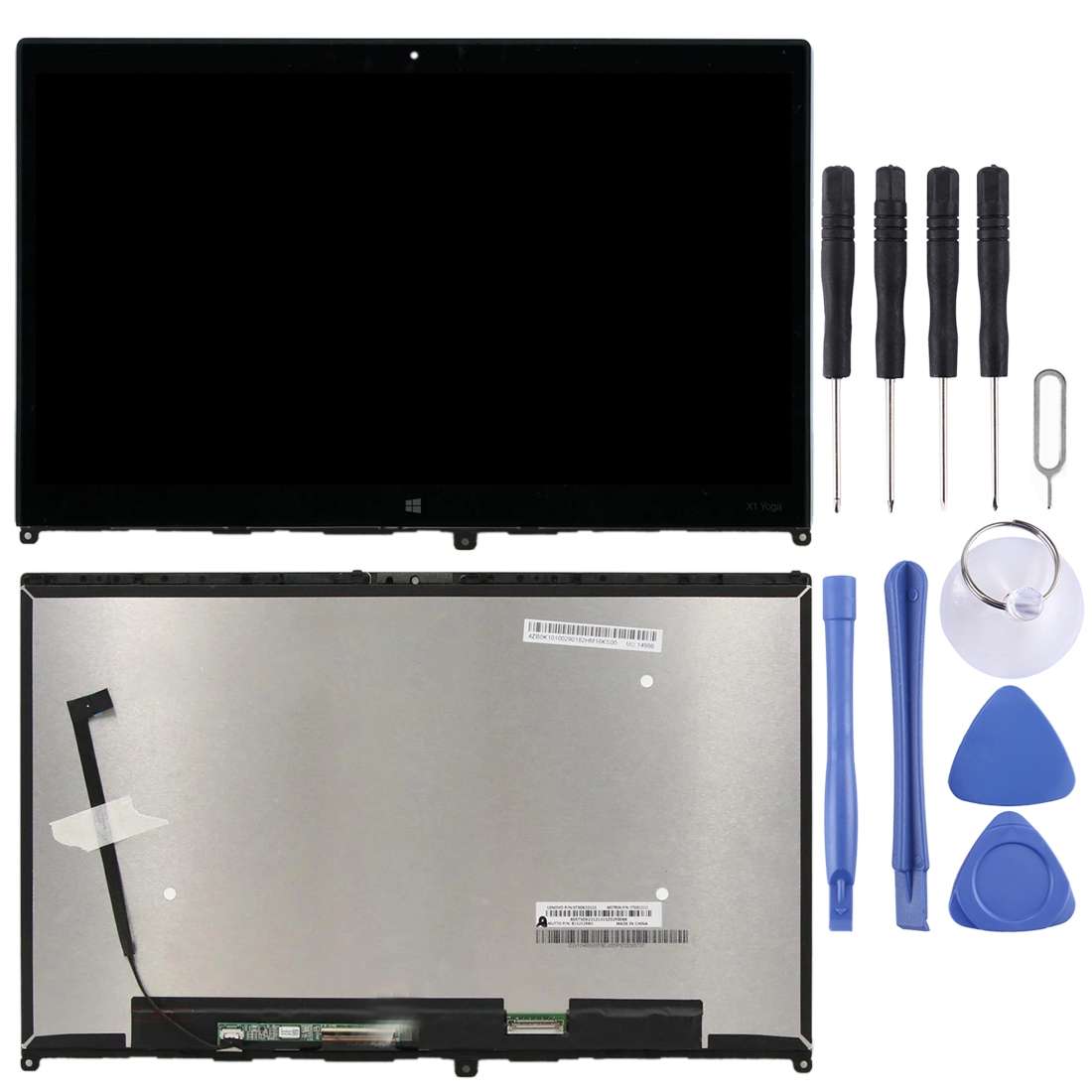 LCD Screen and Digitizer Full Assembly with Frame for Lenovo ideaPad Flex 5-14IIL05 5-14ARE05 5-14IT