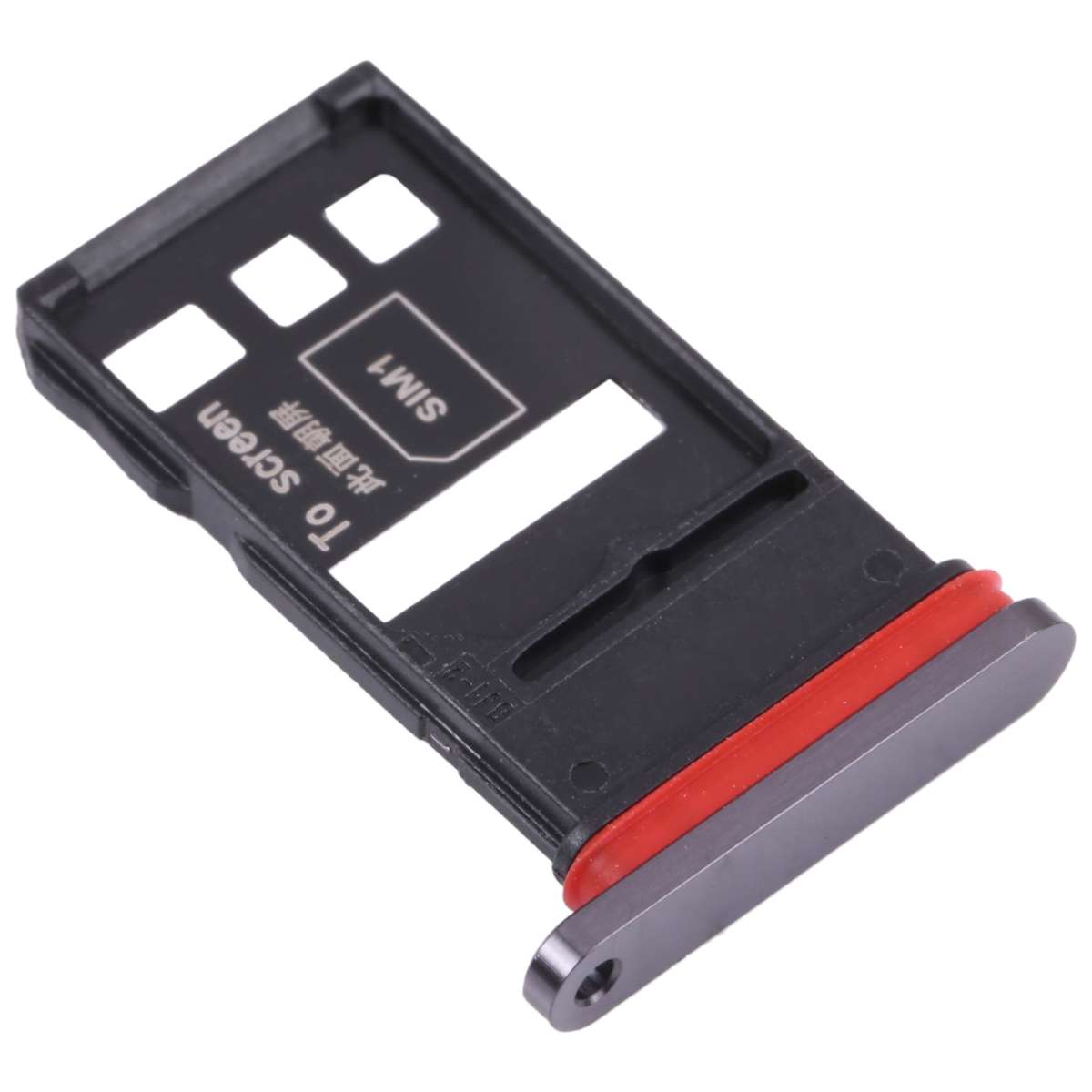 SIM Card Tray + SIM Card Tray for Honor 30 Pro+(Black)