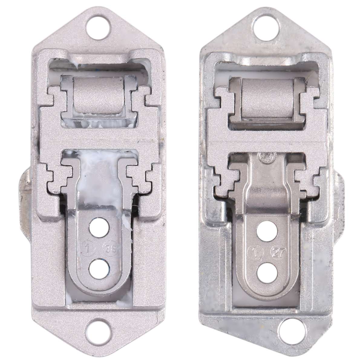 1 Pair Hinge Kickstand Connector Shaft for Microsoft Surface Pro 5 / Pro 6 / Pro 7 (Silver)