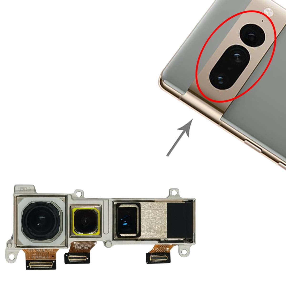 For Google Pixel 7 Pro 5G Original Back Facing Camera