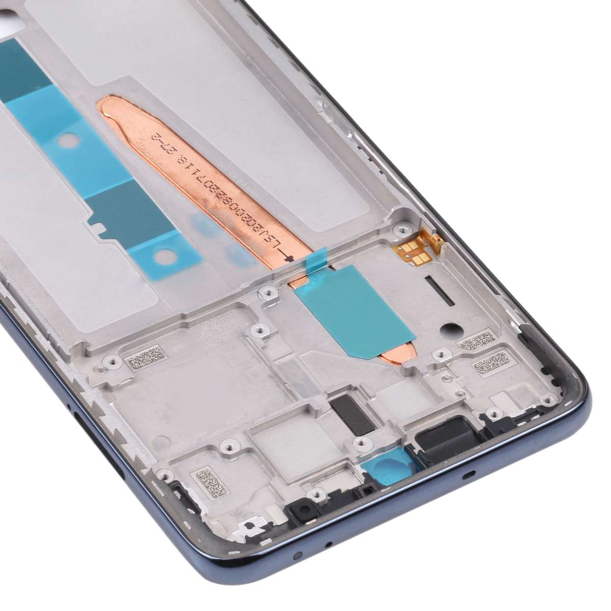 Original Middle Frame Bezel Plate for Xiaomi Poco X3 (Black)