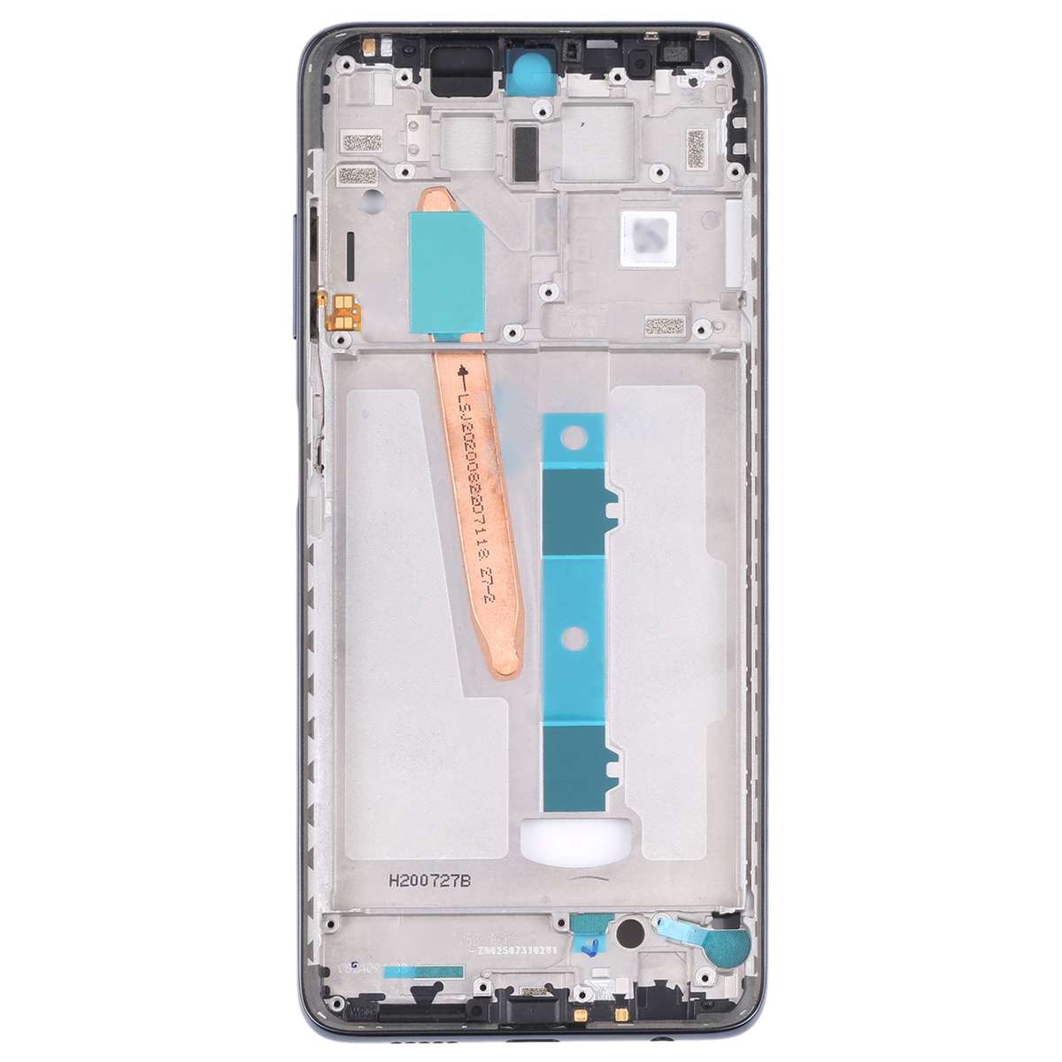Original Middle Frame Bezel Plate for Xiaomi Poco X3 Pro (Black)