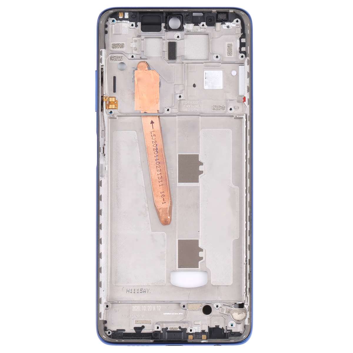 Original Middle Frame Bezel Plate for Xiaomi Poco X3 Pro (Black)