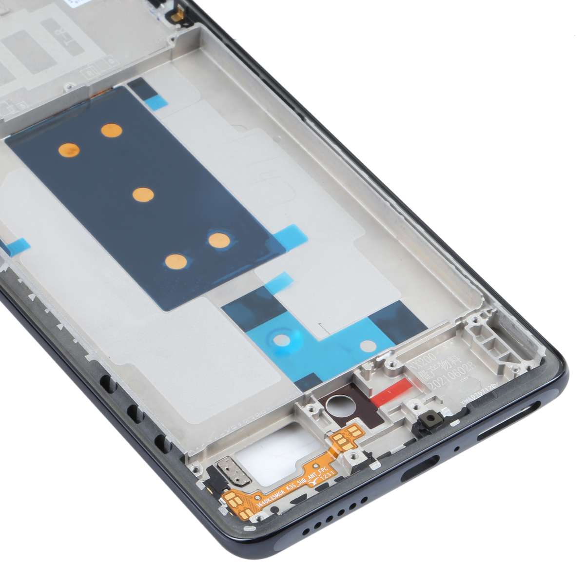 Original Front Housing LCD Frame Bezel Plate for Xiaomi 11T / 11T Pro(Black)