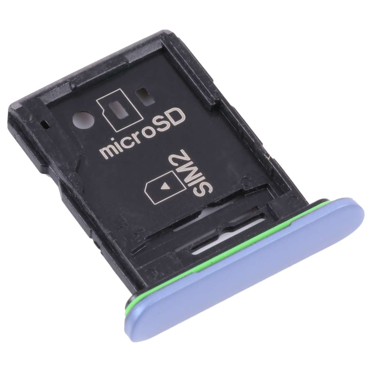 Original SIM Card Tray + SIM Card Tray / Micro SD Card Tray for Sony Xperia 10 III(Black)