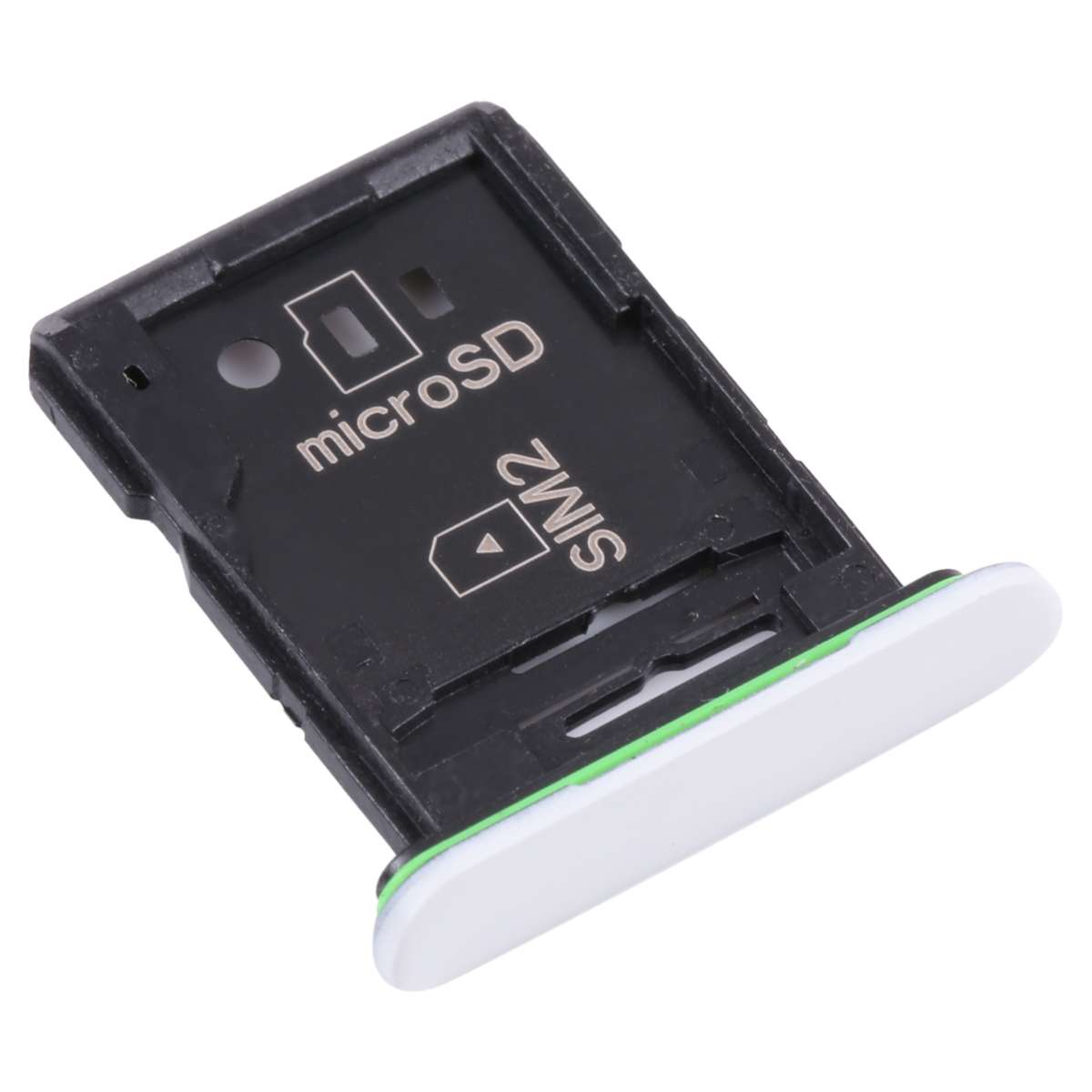 Original SIM Card Tray + SIM Card Tray / Micro SD Card Tray for Sony Xperia 10 III(Black)