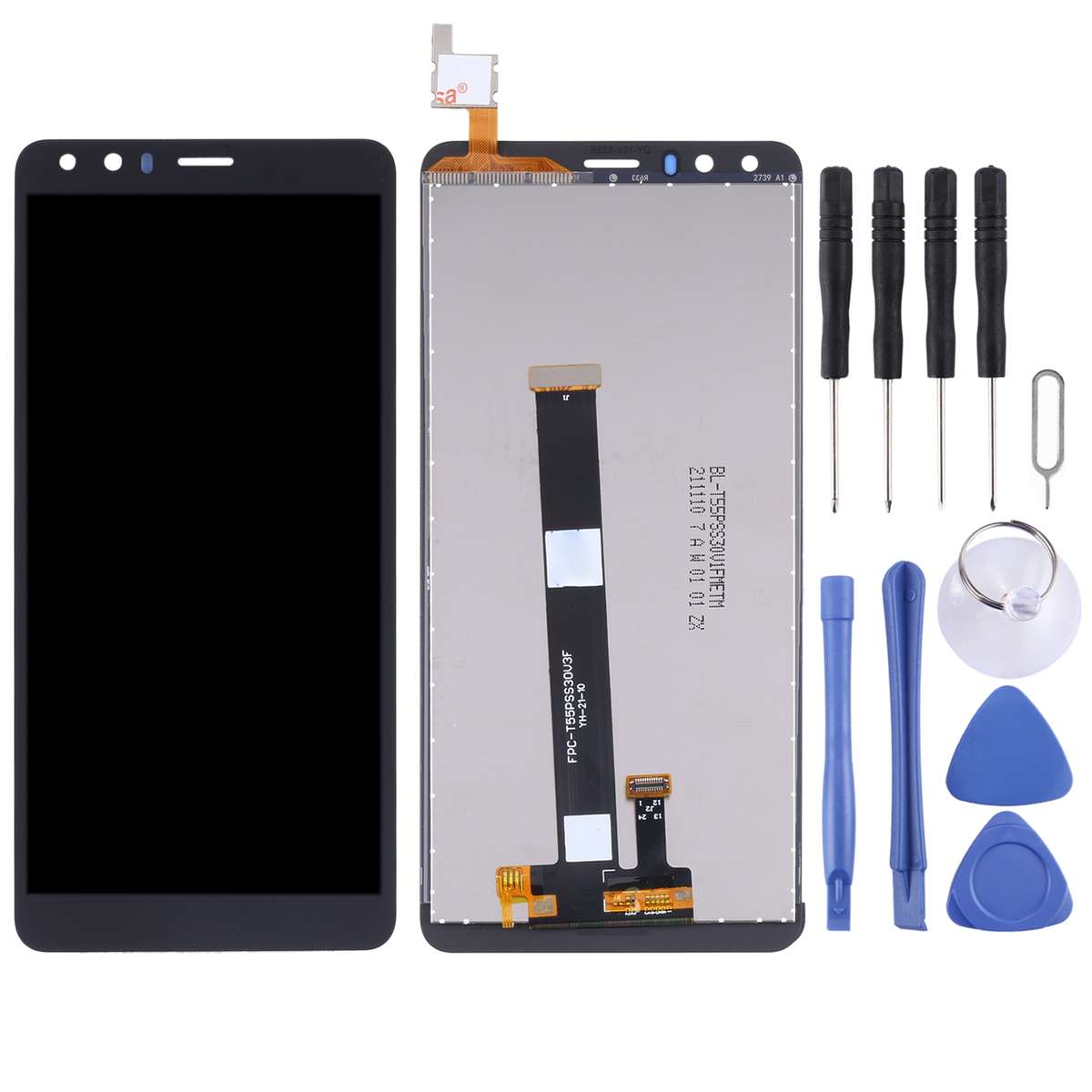 LCD Screen and Digitizer Full Assembly For Nokia C01 Plus