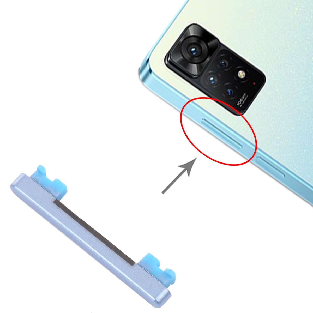 Volume Control Button for Xiaomi Redmi Note 11 Pro China/Redmi Note 11 Pro+ 5G/11i/11i HyperCharge 5