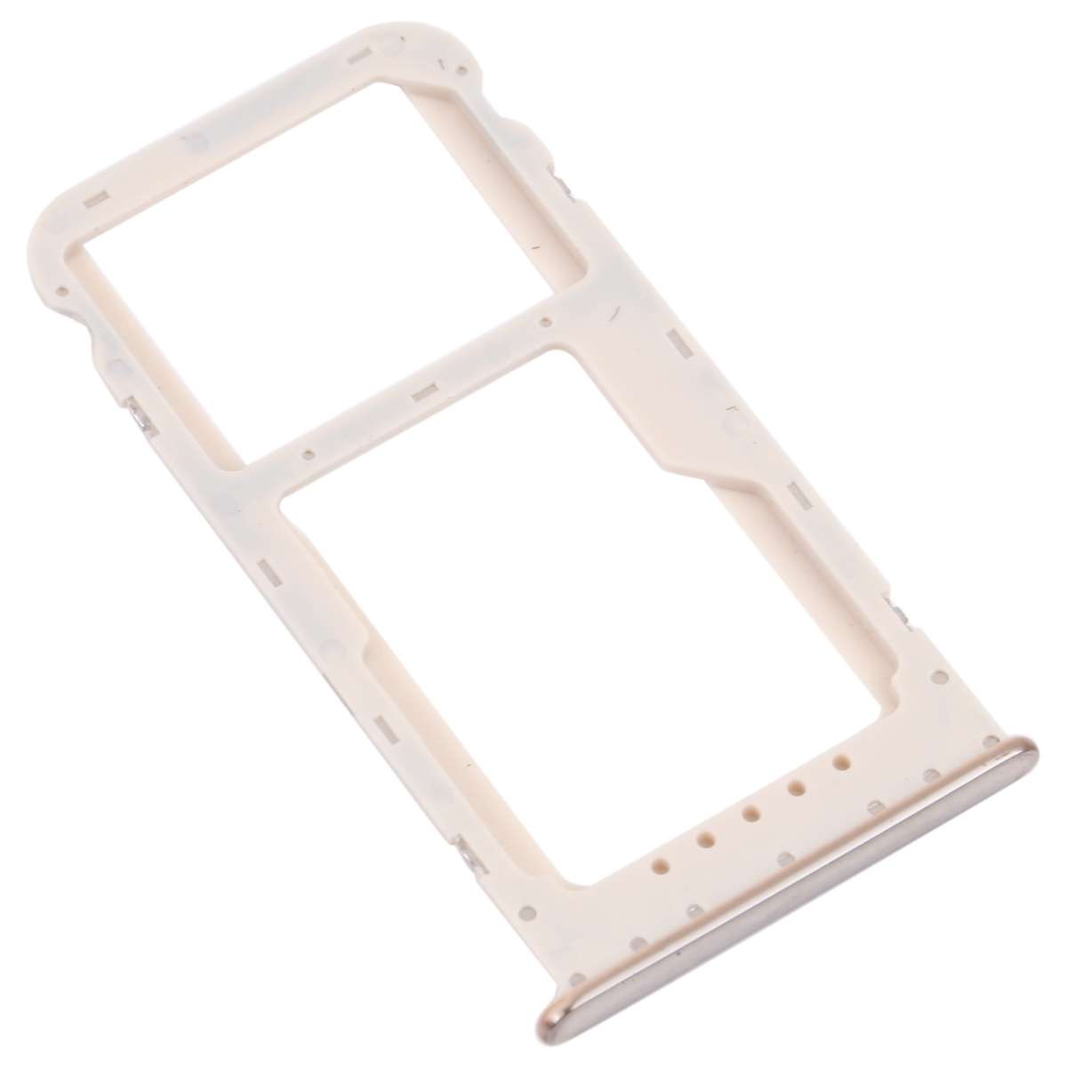 SIM Card Tray + SIM Card Tray / Micro SD Card Tray for Honor 6C Pro (Black)