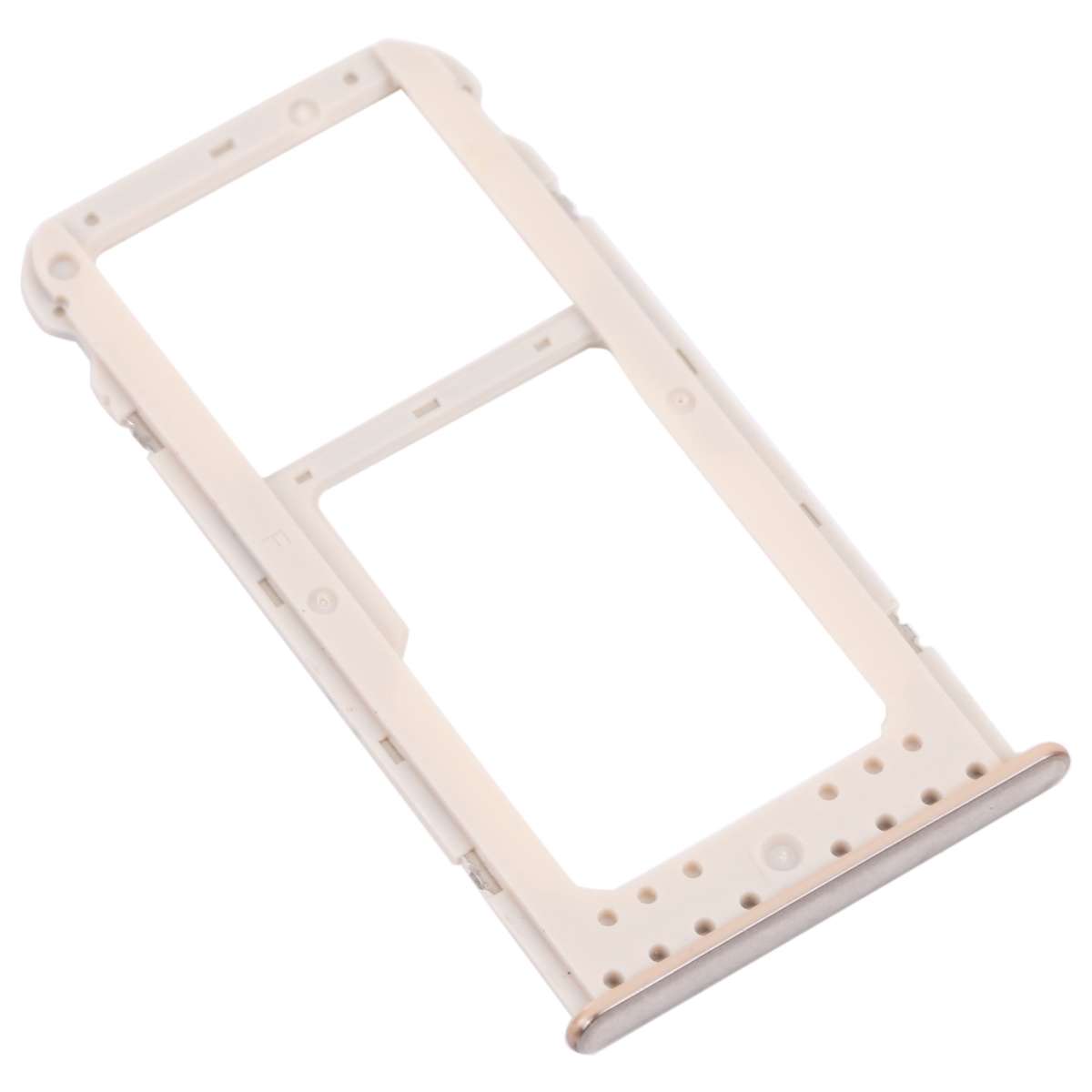 SIM Card Tray + SIM Card Tray / Micro SD Card Tray for Honor 6C Pro (Black)