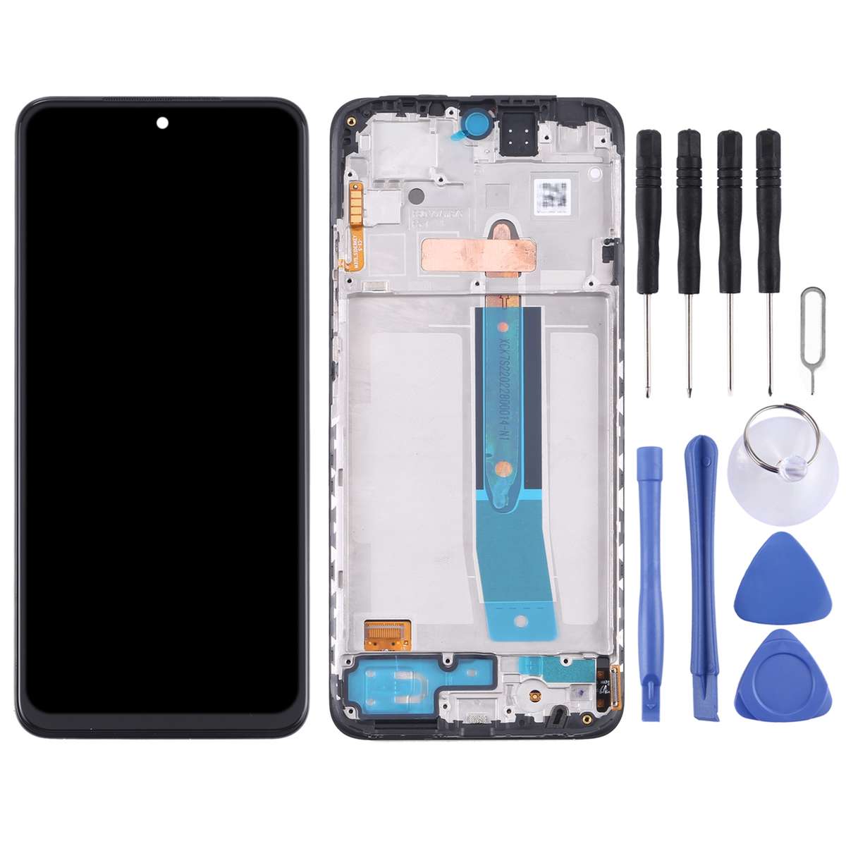 Original AMOLED LCD Screen and Digitizer Full Assembly with Frame for Xiaomi Redmi Note 11 4G 220111