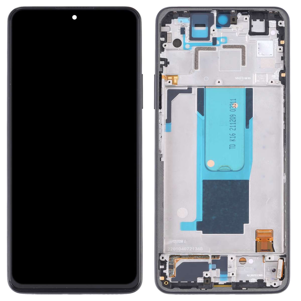 Original LCD Screen and Digitizer Full Assembly with Frame for Xiaomi Redmi Note 11 Pro China/Redmi