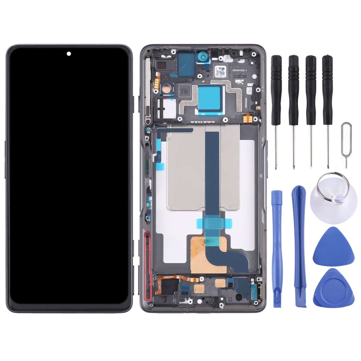 Original LCD Screen and Digitizer Full Assembly with Frame for Xiaomi Redmi K50 Gaming/Poco F4 GT(Bl