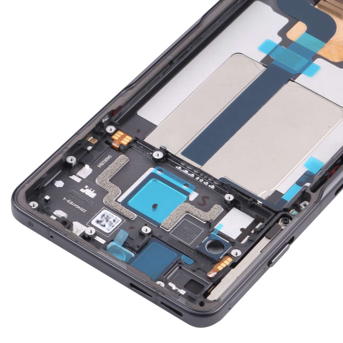 Front Housing LCD Frame Bezel Plate for Xiaomi Redmi K50 Gaming/Poco F4 GT(Black)