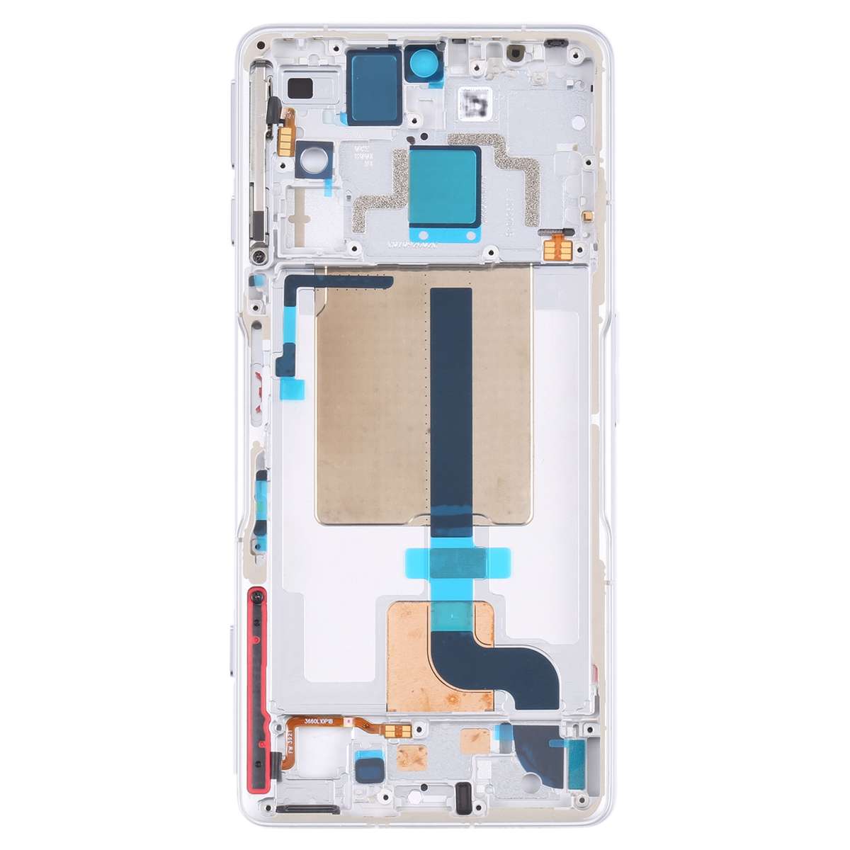 Front Housing LCD Frame Bezel Plate for Xiaomi Redmi K50 Gaming/Poco F4 GT(Black)