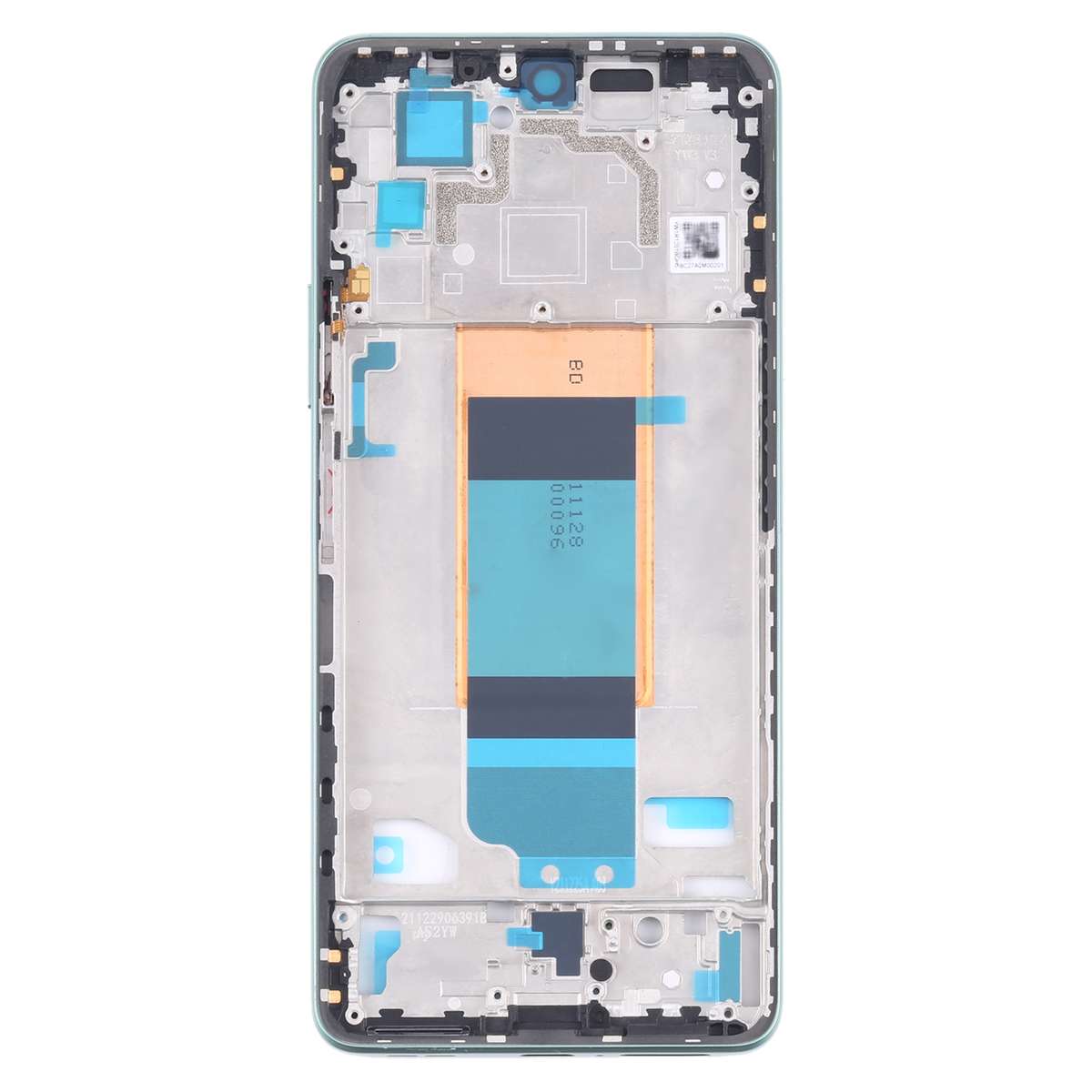 Front Housing LCD Frame Bezel Plate for Xiaomi Redmi K40S / Poco F4(Black)