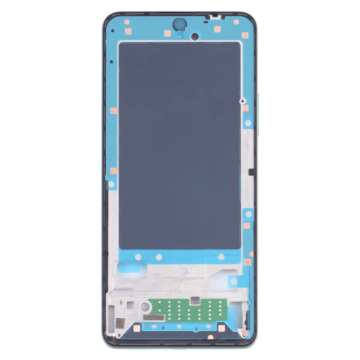 Front Housing LCD Frame Bezel Plate for Xiaomi Redmi K40S / Poco F4(Black)