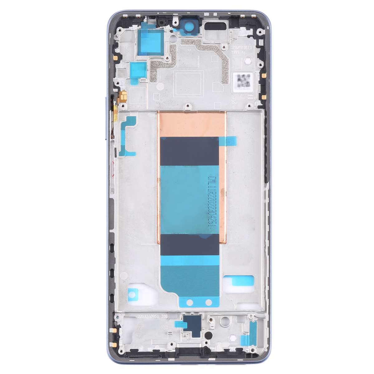 Front Housing LCD Frame Bezel Plate for Xiaomi Redmi K40S / Poco F4(Black)