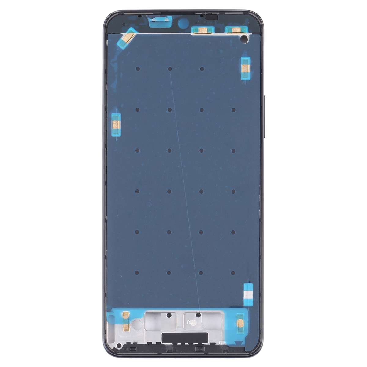 Front Housing LCD Frame Bezel Plate for Xiaomi Redmi K50 / Redmi K50 Pro(Black)