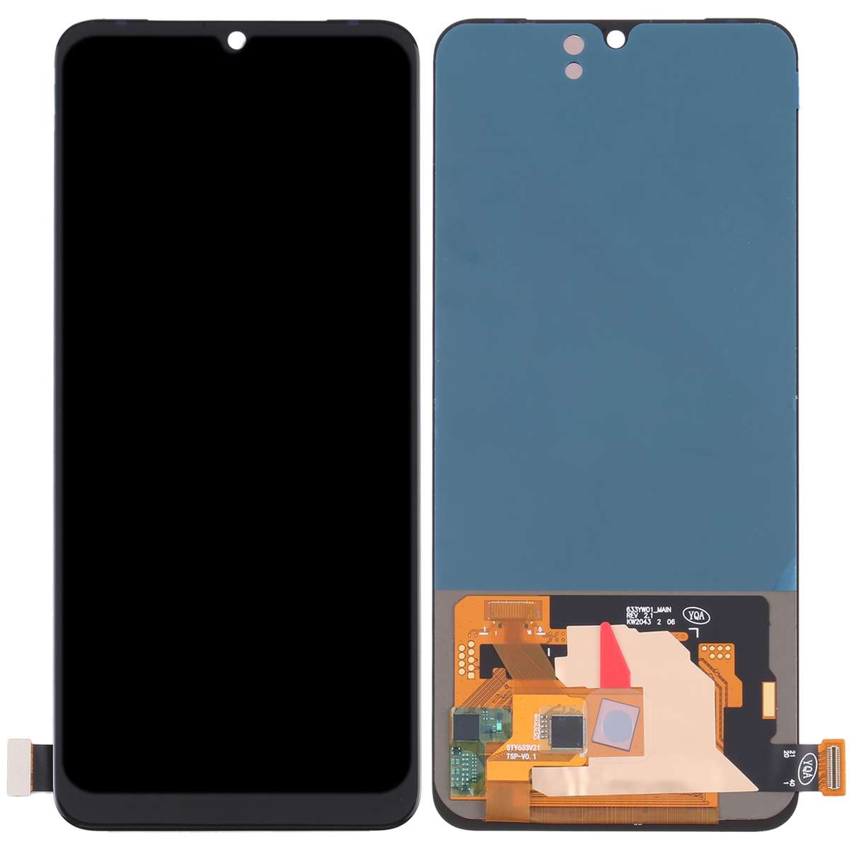 OLED Material LCD Screen and Digitizer Full Assembly For vivo S9e/Y71t/S15e/V21 5G