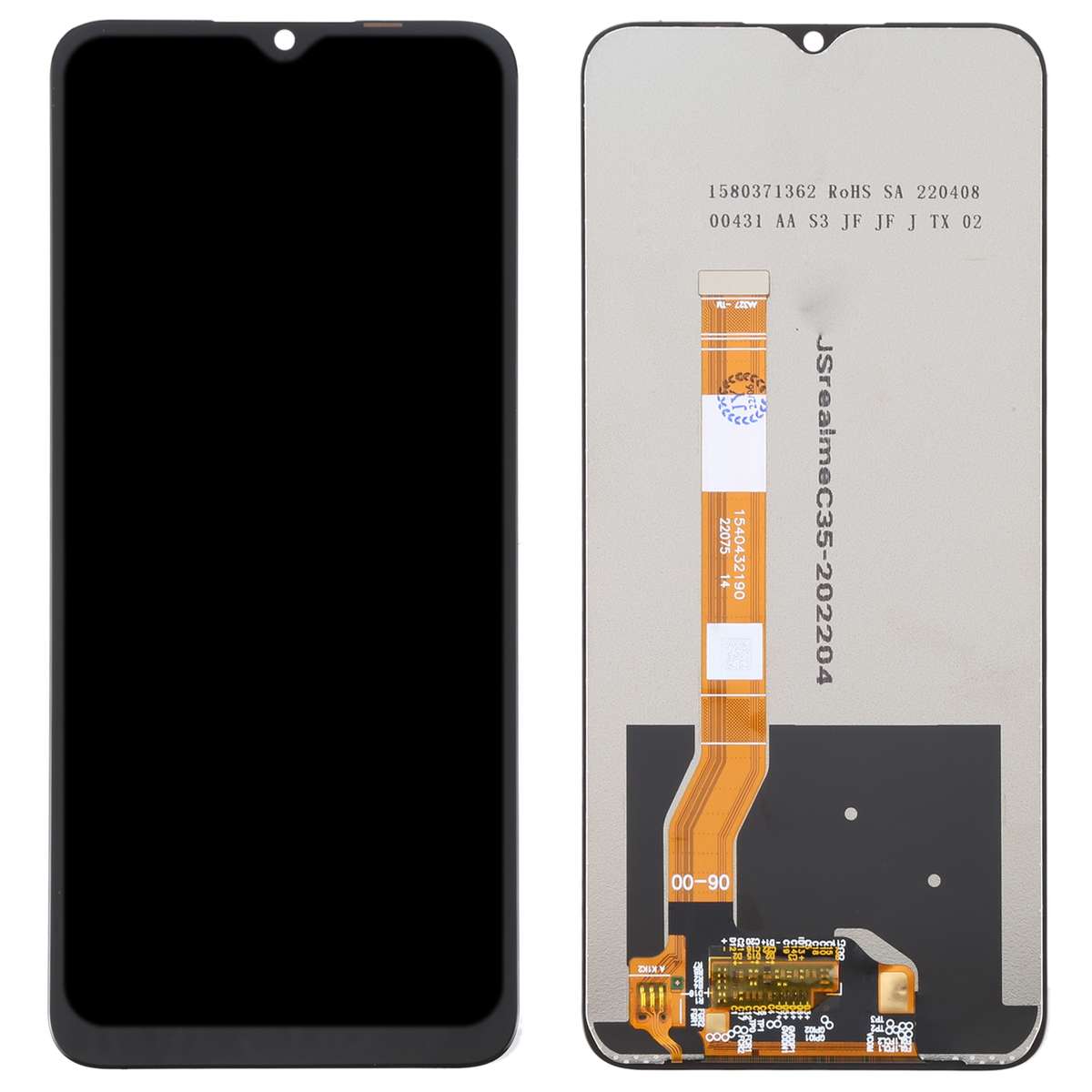 LCD Screen and Digitizer Full Assembly For OPPO Realme C35