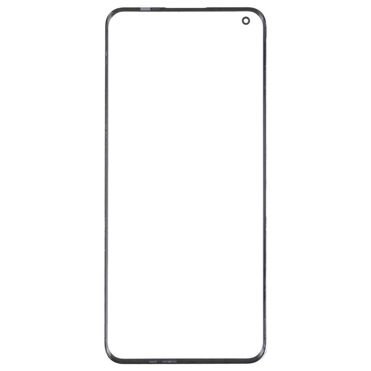 For OnePlus 10 Pro Front Screen Outer Glass Lens with OCA Optically Clear Adhesive (Black)
