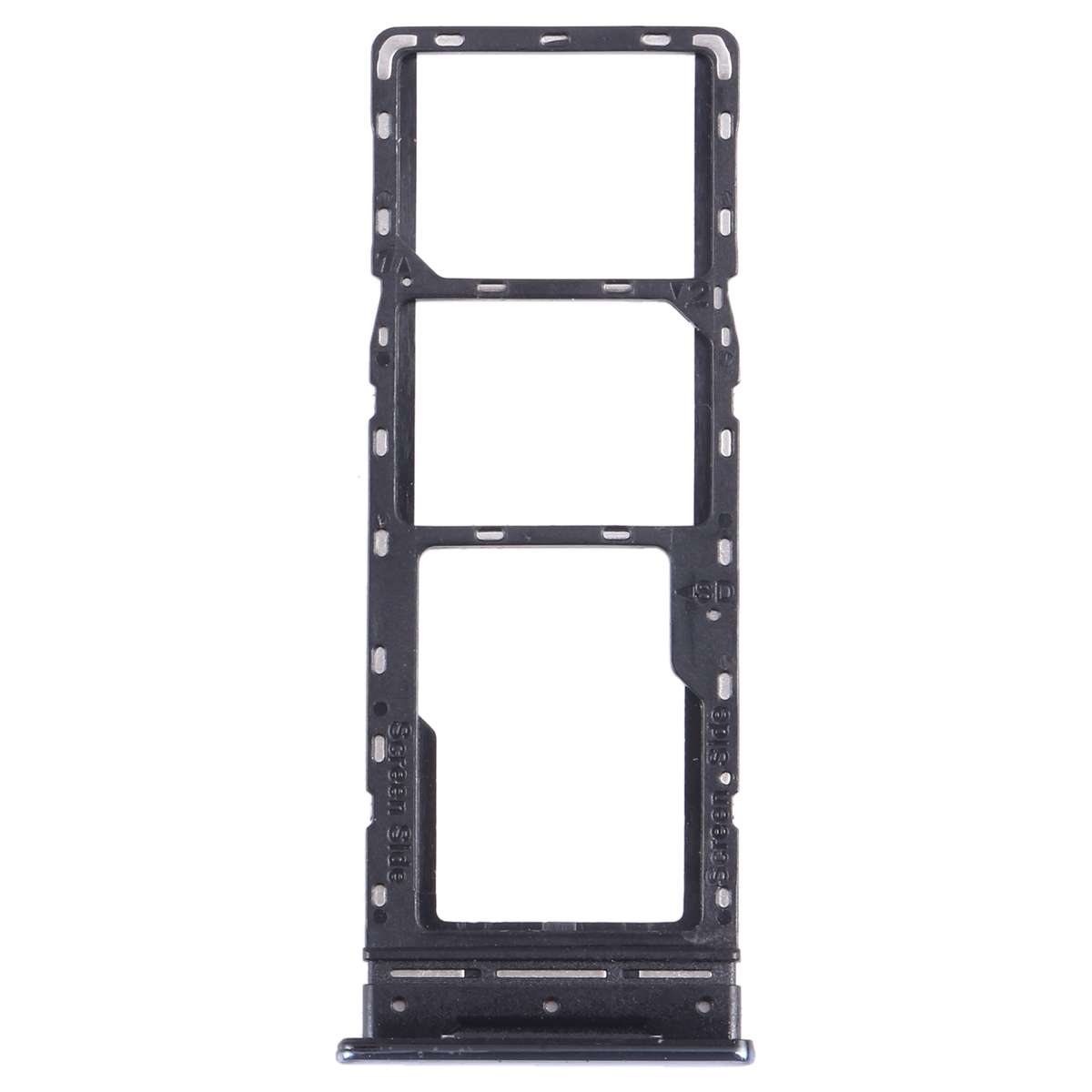 For Infinix Note 10 Pro/Note 10 Pro NFC X695 SIM Card Tray + SIM Card Tray + Micro SD Card Tray (Bla