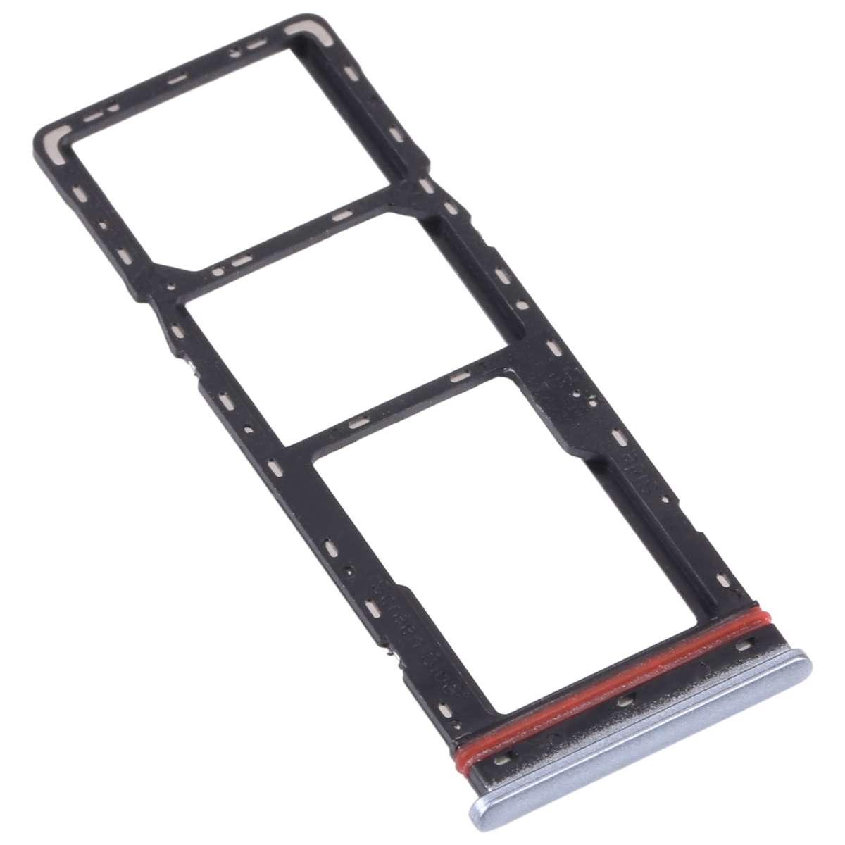 For Infinix Note 10 Pro/Note 10 Pro NFC X695 SIM Card Tray + SIM Card Tray + Micro SD Card Tray (Bla
