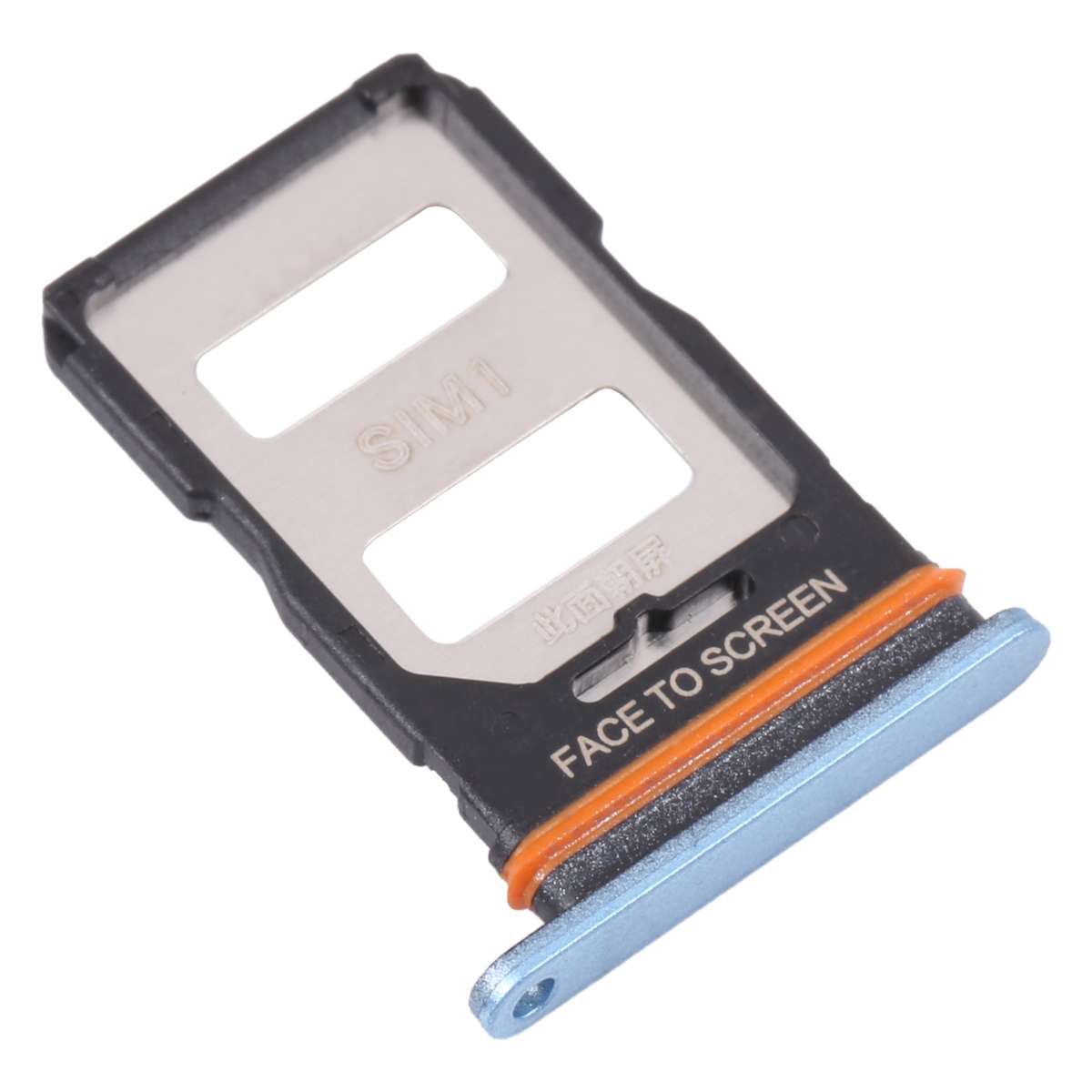 SIM Card Tray + SIM Card Tray for Xiaomi Redmi K50 Gaming(Black)