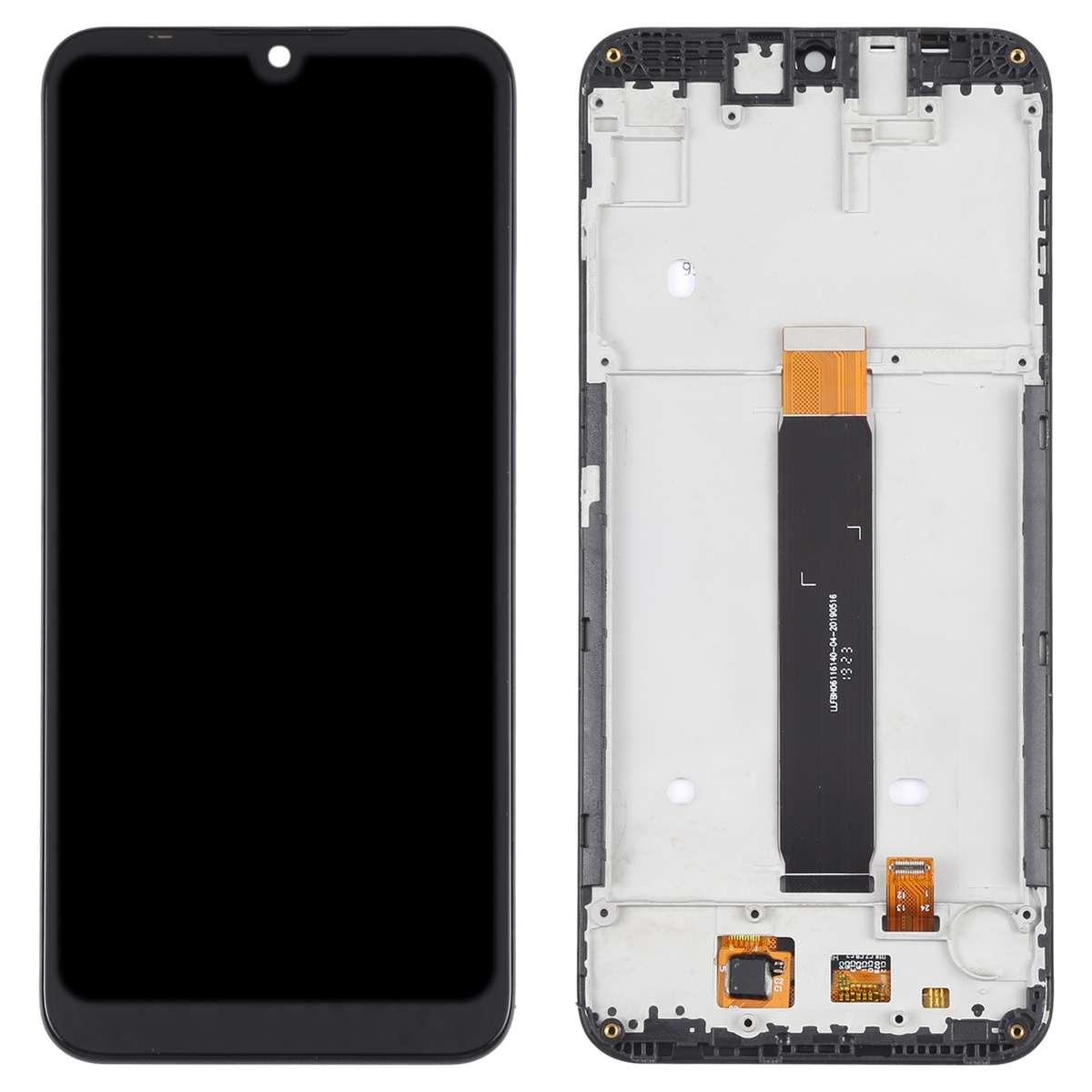 OEM LCD Screen for Lenovo K10 2019 XT2025-3 Digitizer Full Assembly with Frame (Black)