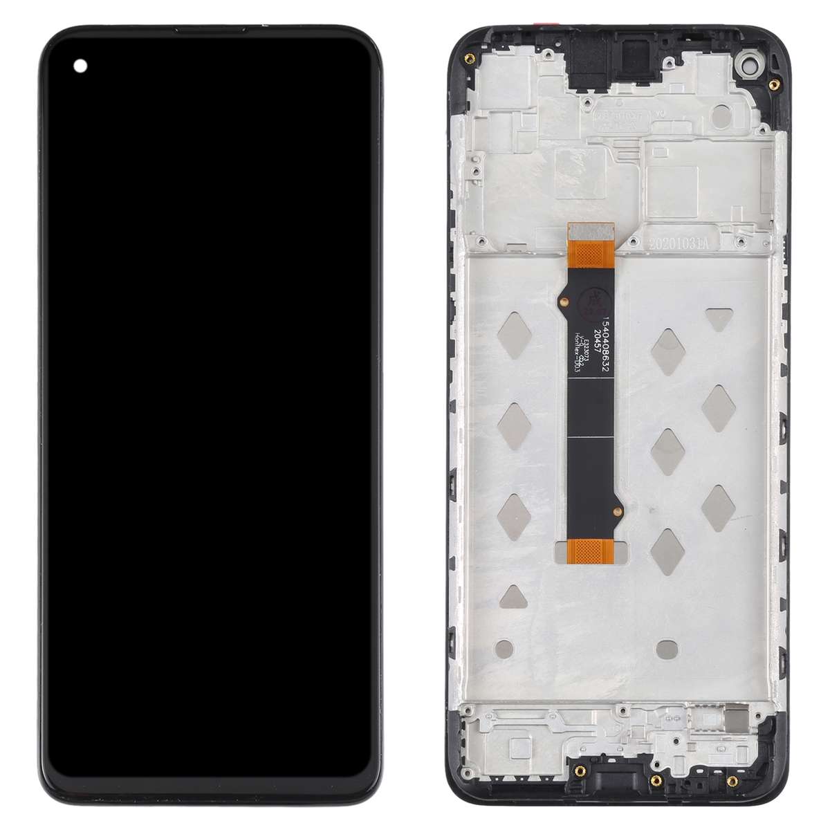 OEM LCD Screen for Lenovo K12 Pro 2020 XT2091-8 Digitizer Full Assembly with Frame (Black)