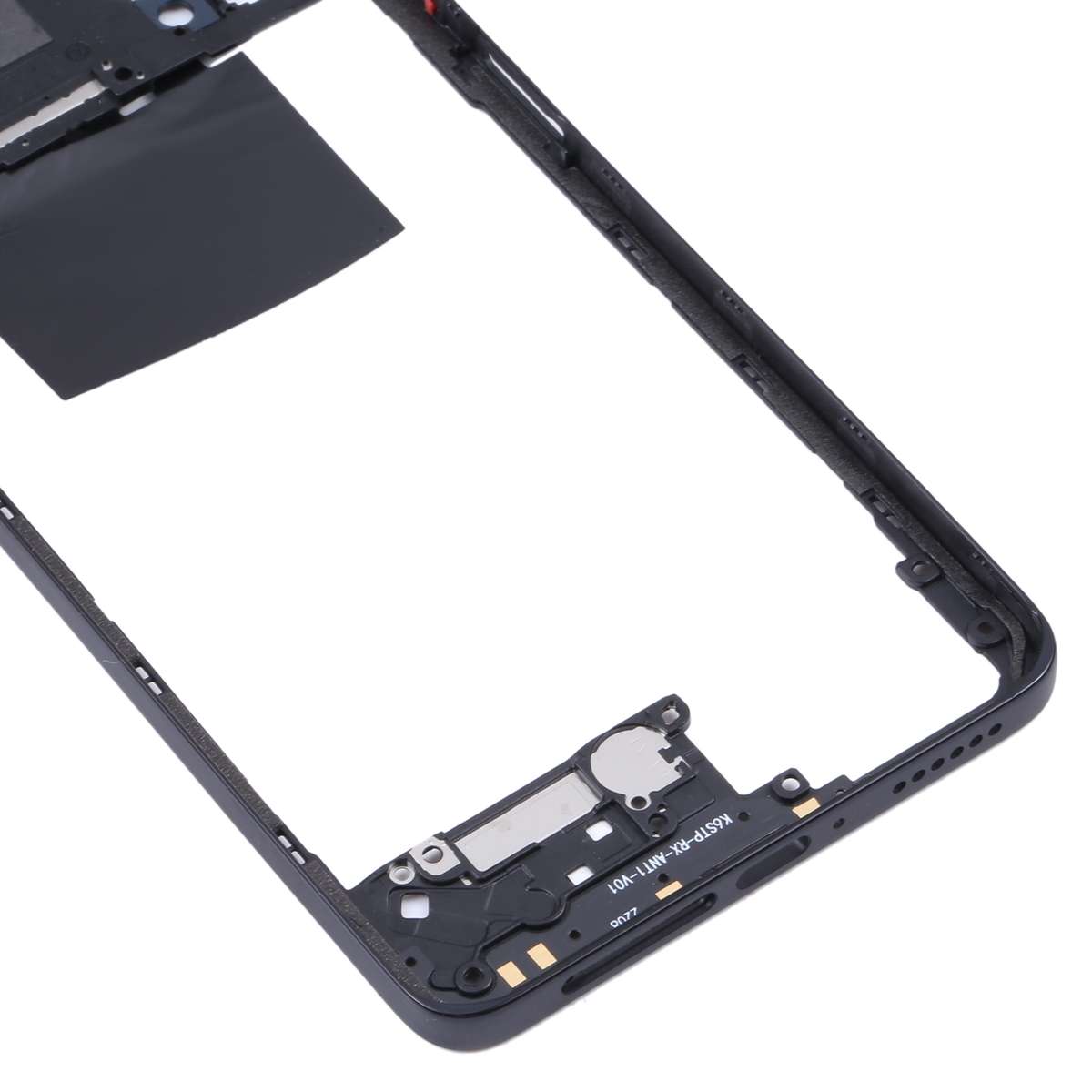 Original Middle Frame Bezel Plate for Xiaomi Redmi Note 11 Pro 4G 2201116TG 2201116TI(Black)