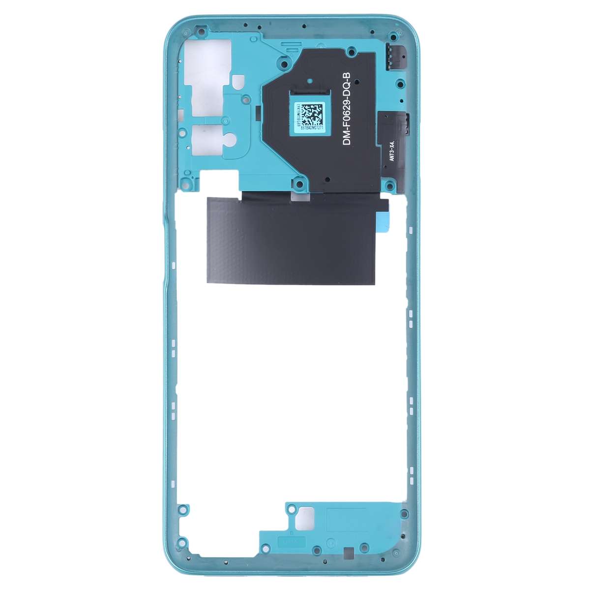 Original Middle Frame Bezel Plate for Xiaomi Poco M3 Pro 5G M2103K19PG M2103K19PI (Black)