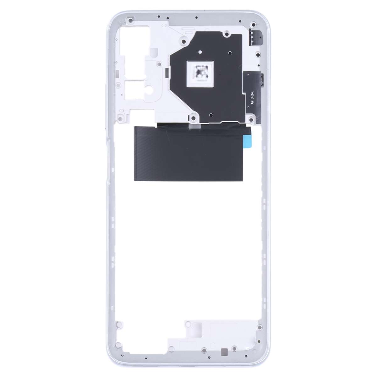 Original Middle Frame Bezel Plate for Xiaomi Poco M3 Pro 5G M2103K19PG M2103K19PI (Black)