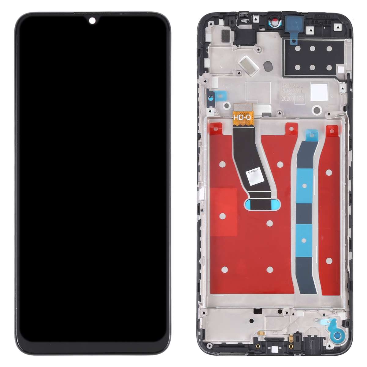 Original LCD Screen for Huawei Nova Y60 Digitizer Full Assembly with Frame