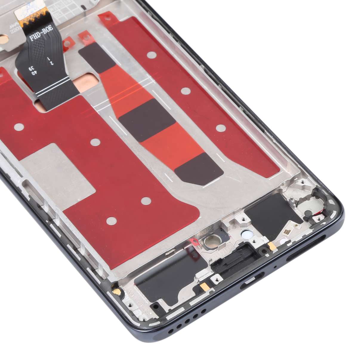 Original OLED LCD Screen for Honor 60 Pro Digitizer Full Assembly with Frame(Gold)