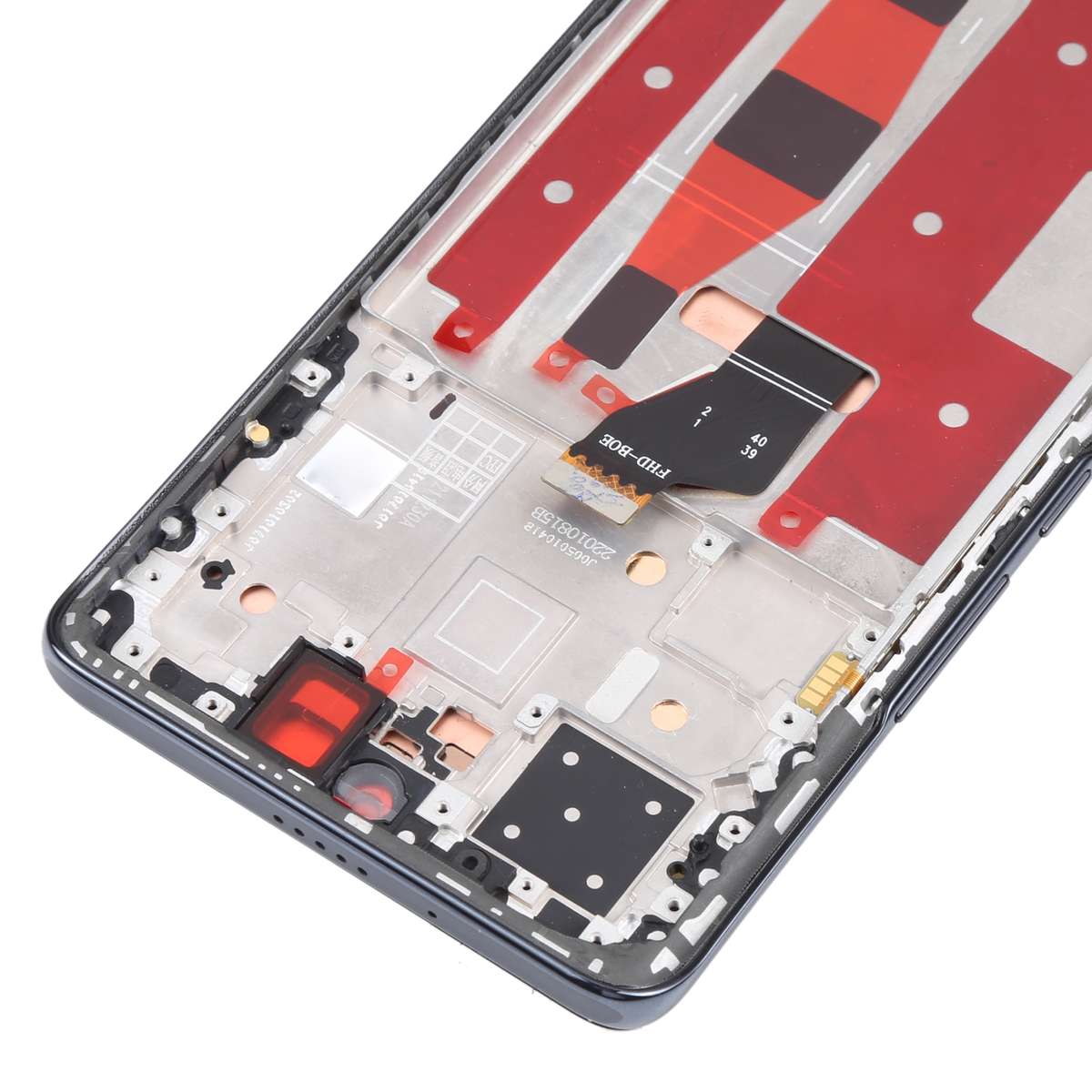 Original OLED LCD Screen for Honor 60 Pro Digitizer Full Assembly with Frame(Gold)