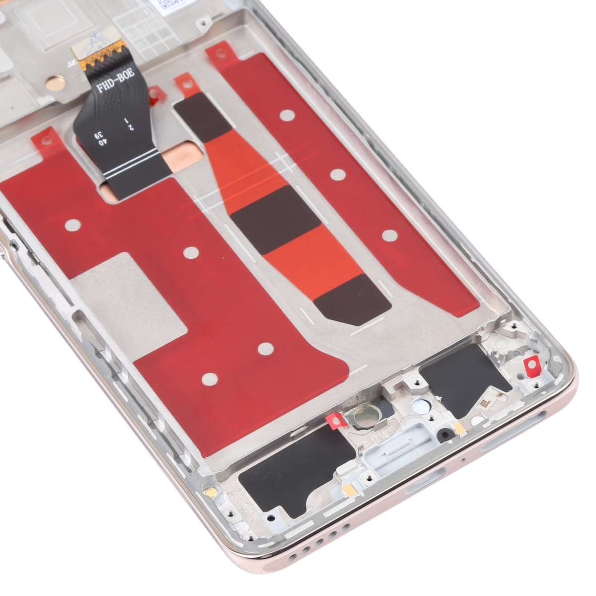 Original OLED LCD Screen for Honor 60 Pro Digitizer Full Assembly with Frame(Gold)