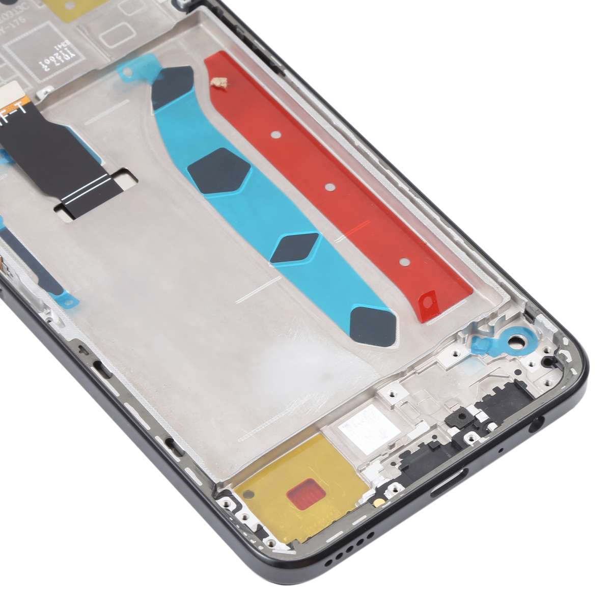 Original LCD Screen for Honor X30i Digitizer Full Assembly with Frame(Silver)