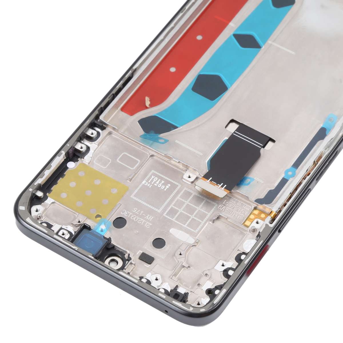 Original LCD Screen for Honor X30i Digitizer Full Assembly with Frame(Black)